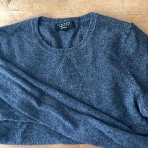 Gray cashmere sweater size medium